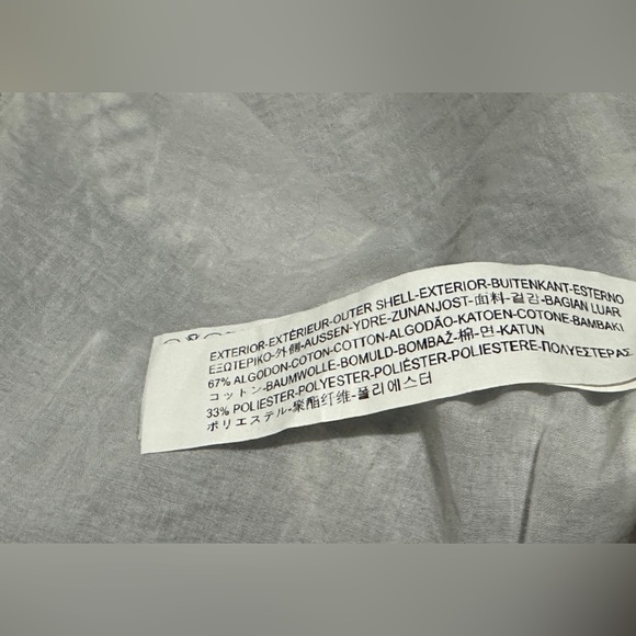 282 ZARA Basic | EUC Morocco Striped Navy Blue White Mini Skirt (Size S) - Picture 6 of 10